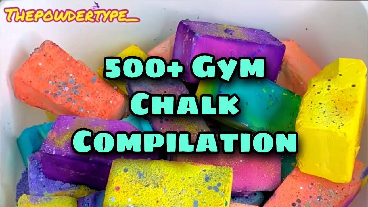 Soft Gym Chalk Edit | Loud Crunchy ASMR | @Powder Type | ASMR Trending ...