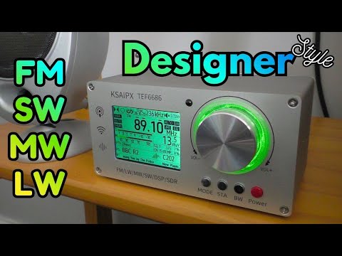 Shortwave Designer Alloy Radio... Even Mrs Fred Liked It !
