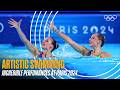 Masterpieces in Artistic Swimming at #Paris2024 🖼️🇫🇷 | Top Moments