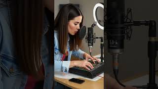Podcast Equipment Bundle Audio Mixer All-In-One Podcast Production Studio With 3.5mm