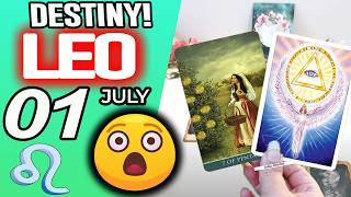 Leo ♌😲DESTINY! THIS IS NO ACCIDENT IT’S FATE!👀 horoscope for today JULY 1 2026 ♌ #leo tarot JULY