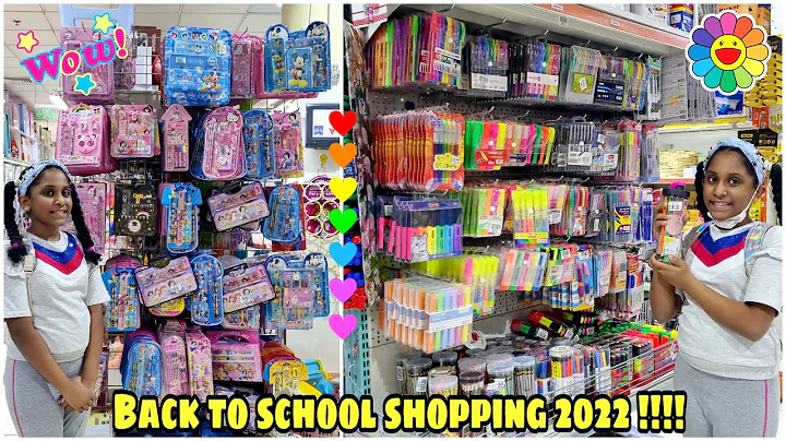 Starlett BACK TO SCHOOL SHOPPING 2022✏️ 🤩 Kids School Shopping In BAHRAIN/Low Cost Stationary Items