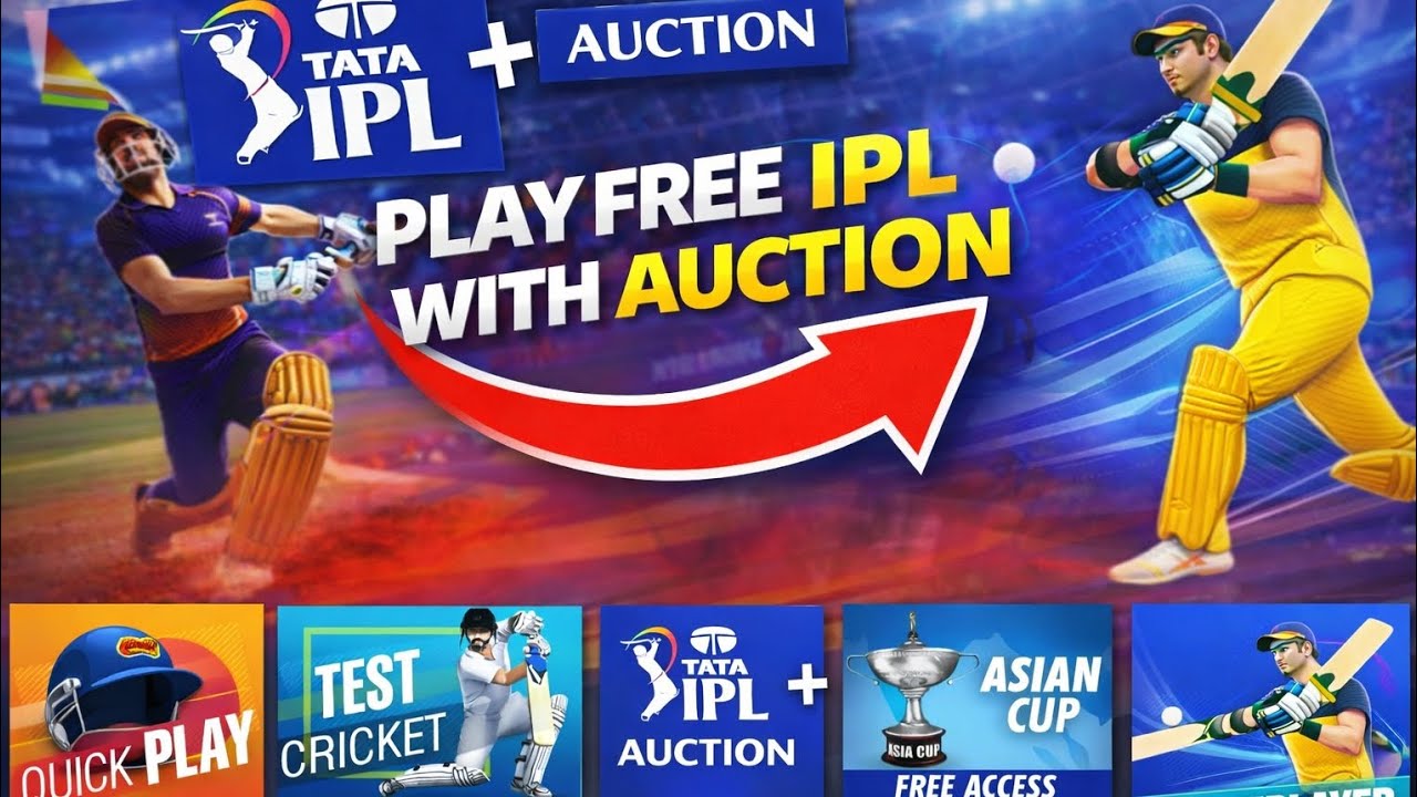 PLAY FREE IPL AUCTION WITH TOURNAMENT ||||| IPL GAMES CRICKET 