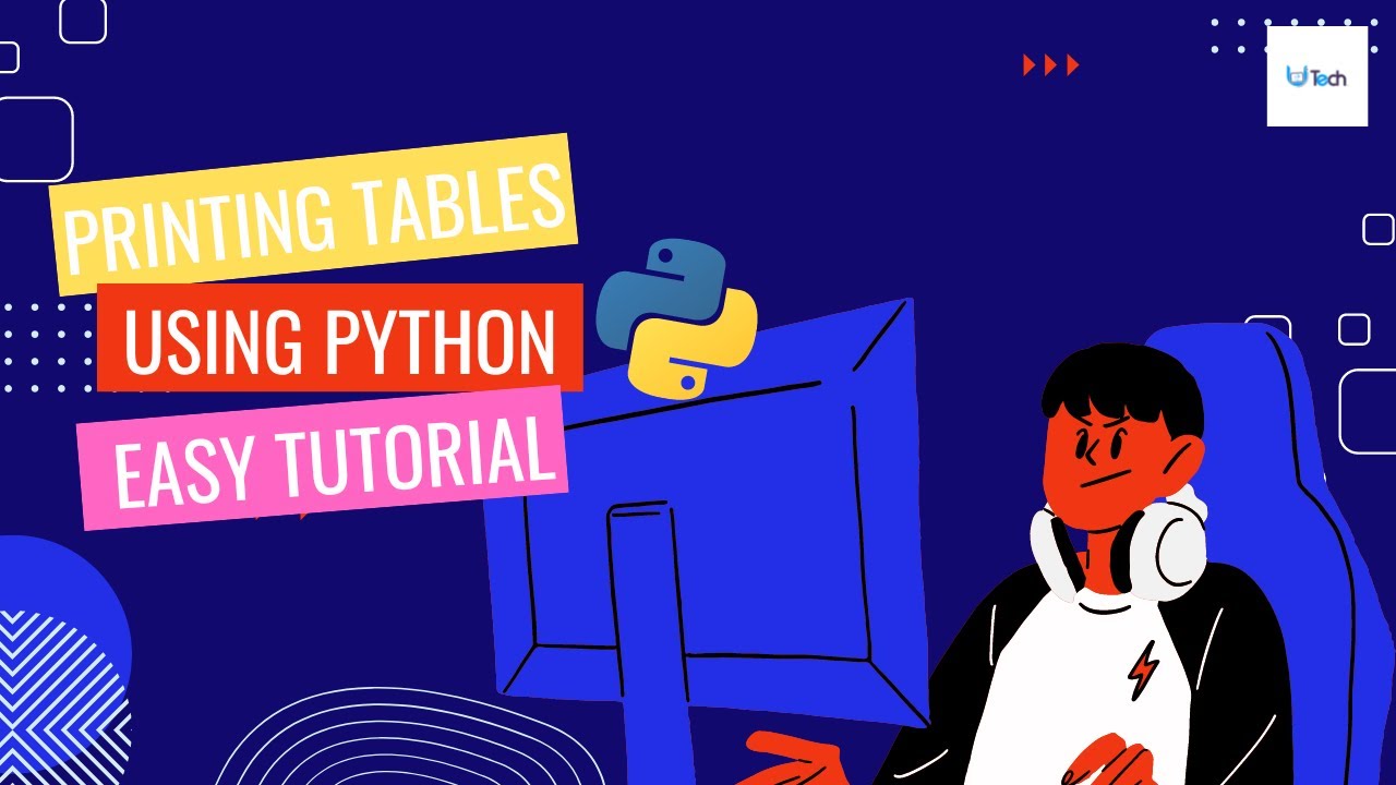 how-to-print-table-using-python-easy-tutorial-for-beginners-youtube