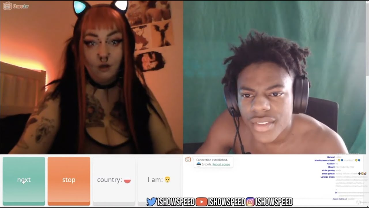 ISHOWSPEED RAGES ON OMEGLE (FULL VIDEO)