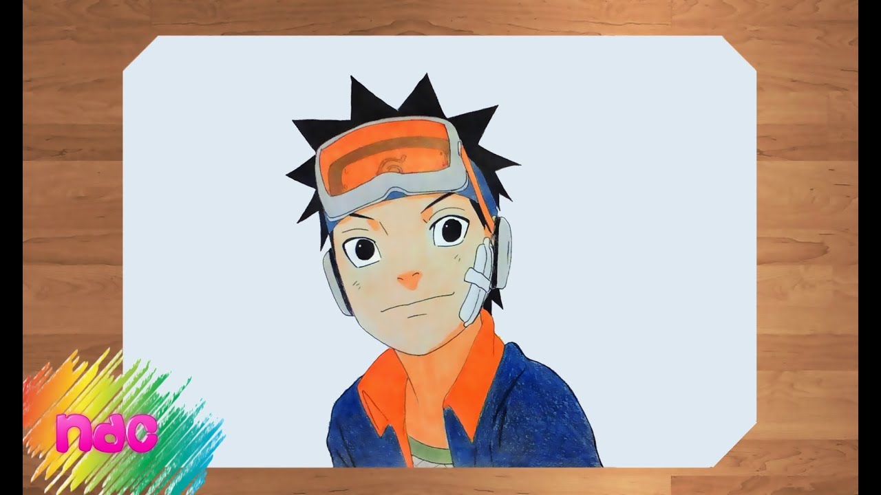 SPEED DRAWING KID OBITO UCHIHA YouTube