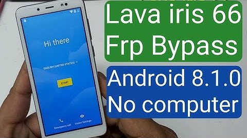 Lava iris 66 Frp Bypass No Computer 2021