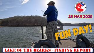 Lake of the Ozarks Bass Fishing - 25 Mar 2026 | Fishing report