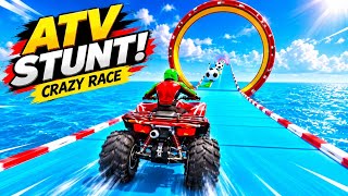 ATV Quads Bike Stunt Racing 3D 🏍️🔥 | Crazy Stunts & Extreme Racing Gameplay #bike #gaming #gameplay screenshot 1