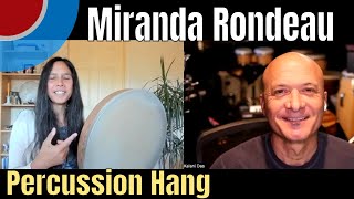 Miranda Rondeau - Percussion Hang for WDC Patrons