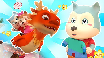 Nhạc Tết Thiếu Nhi Vui Nhộn - Xúc Xắc Xúc Xẻ Remix | Ca Nhạc Hoạt Hình Thiếu Nhi Wolfoo Sôi Động