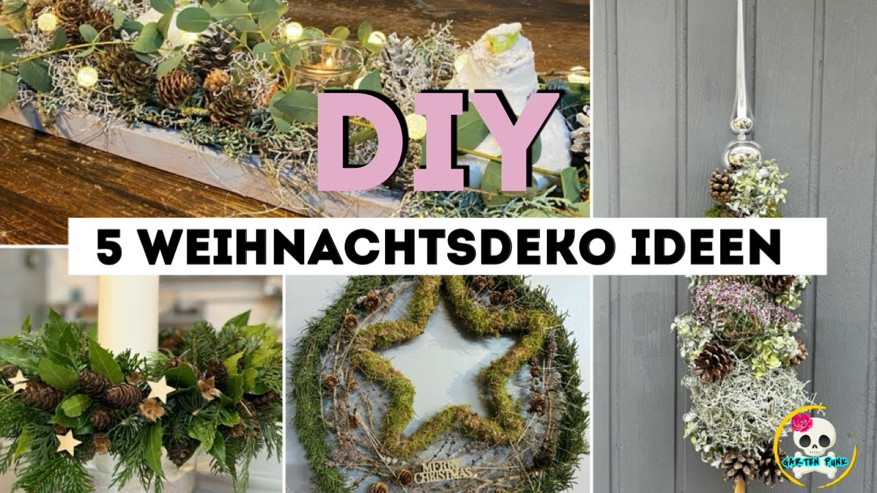 10x Rentier Geweih Zweige - Künstliche Weihnachtsdeko Äste