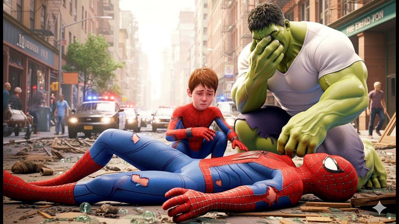 Unexpected Team-Up: Spider-Man's Defeat | Hulk & Son's Emotional Moment | Hulk & Spider-Man Team Up