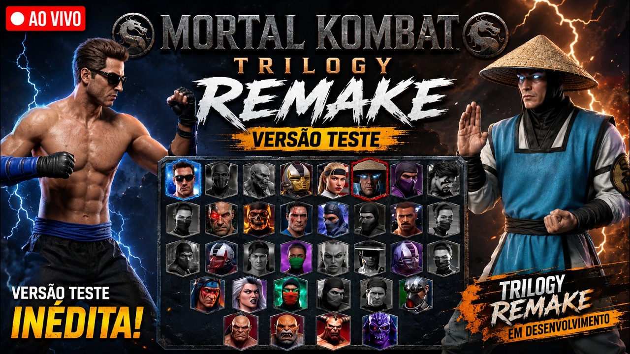 🔴 MKT REMAKE + JOGANDO DE KENSHIRO NO FATAL FURY!!!