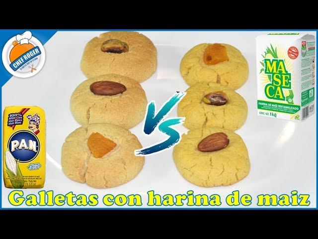 Harina Maseca contra PAM, Galletas sin gluten, sin azúcar, con o sin horno | Chef Roger Oficial
