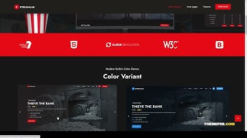 Streamlab - Video Streaming HTML5 Template Netflix movie streaming Kudou
