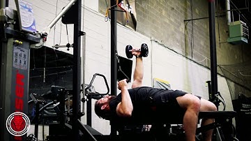 Single Arm Bench w/ Contralateral Row (or ISO Hold)