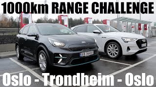 Audi E-Tron VS Kia e-Niro 1000km Challenge feat. @Bjørn Nyland (EV-King) - YouTube
