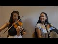 ( Irish music ) Ciara and Naoise the super talented sisters ( bodhrán &amp; fiddle )