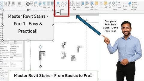Revit Stair Tutorial Part 1 | stair Modeling Step by Step - Revit Series
