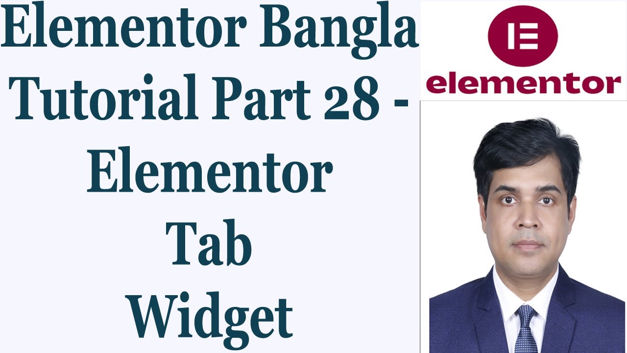Elementor Bangla Tutorial Part 28 - Elementor Tab Widget - YouTube