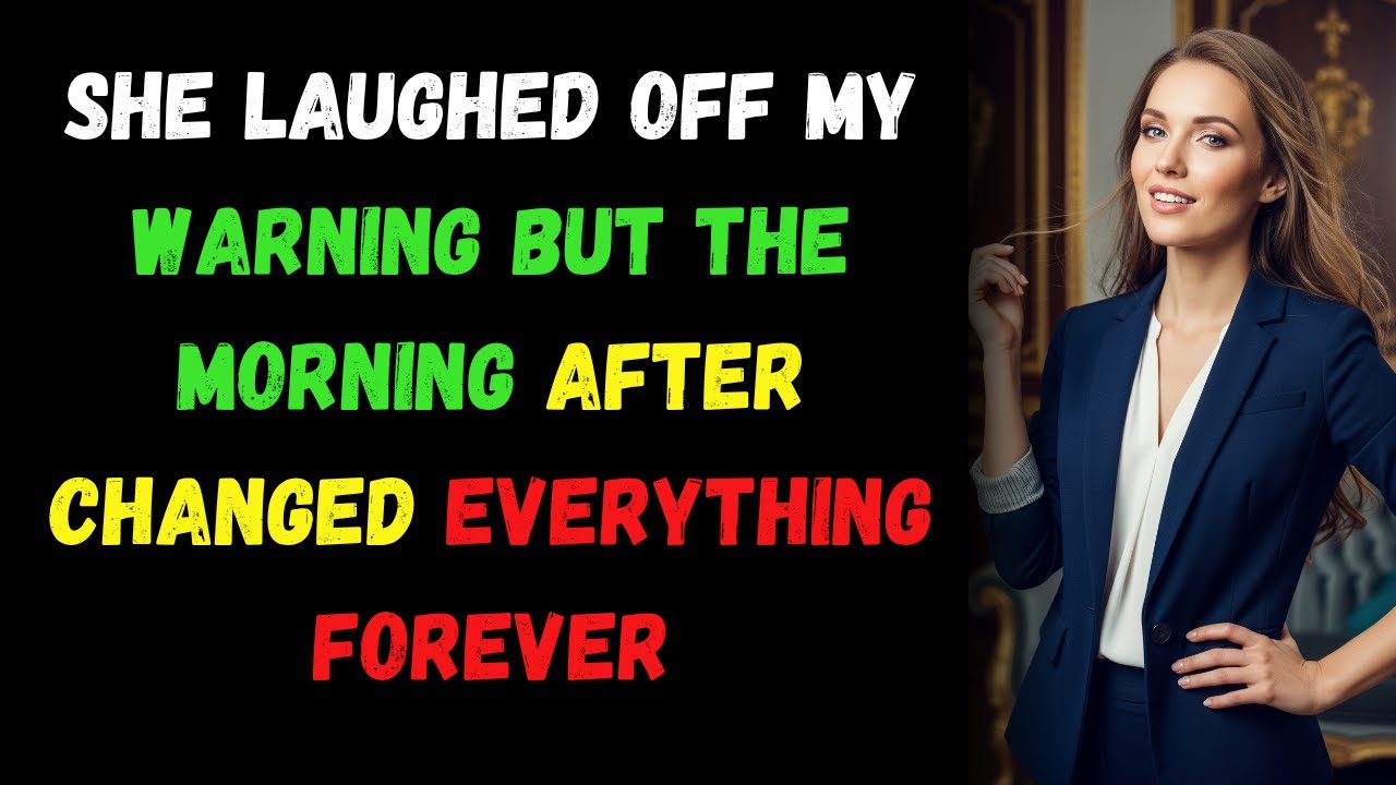She Laughed Off My Warning But The Morning After Changed Everything ...