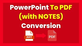 How To Convert PPT to PDF with NOTES (No Softwares) screenshot 4