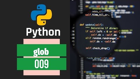 009 | Python Programming | glob Module