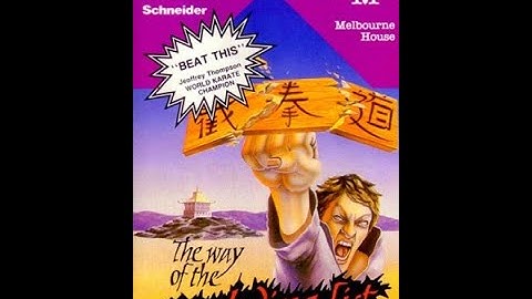 The Way Of The Exploding Fist Amstrad Cpc464 Review