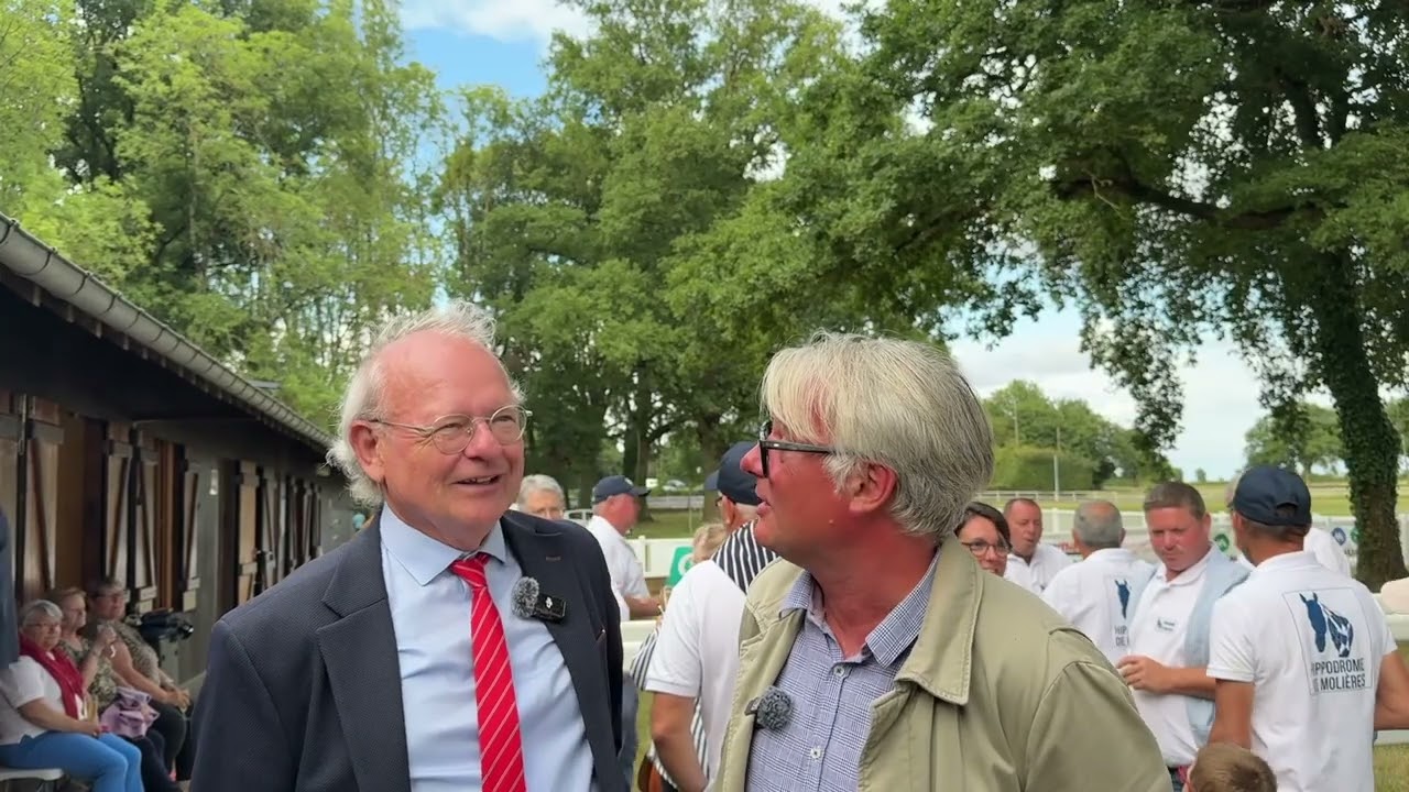 Jean-Claude Lambert, président de l'hippodrome de Molières