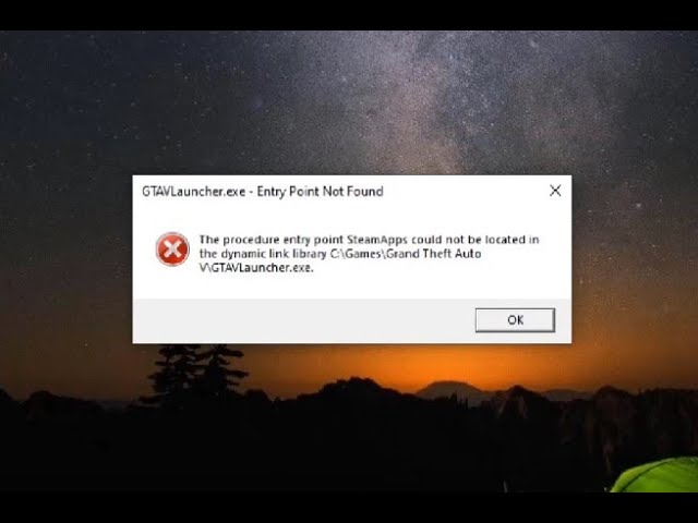 The Procedure Entry Point Steamapps Could Not Be Located In The Dynamic Link Library Gta 5 Youtube