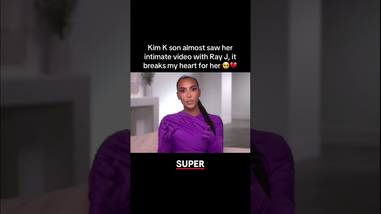 Kim Kardashian Reveals The Scary Moment Saint Almost Saw That Ray J 