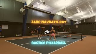 PPA Pro Zane Navratil Takes on Local Pros @ Bounce Pickleball | Zane/Aibika🆚OscarSanil