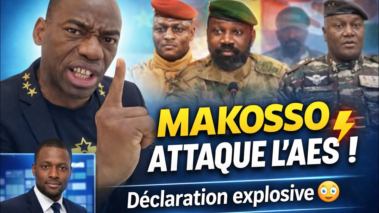 AES : Camille Makosso répond cash aux militants 🇲🇱🇧🇫🇳🇪