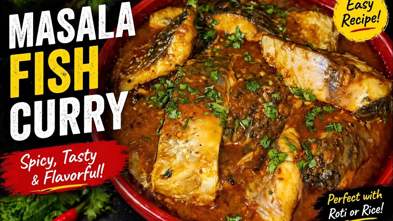 Fish Salan Rice Masala Fish Curry | Fish Curry Salan Recipe By Mazedar Khane | Machli ...
