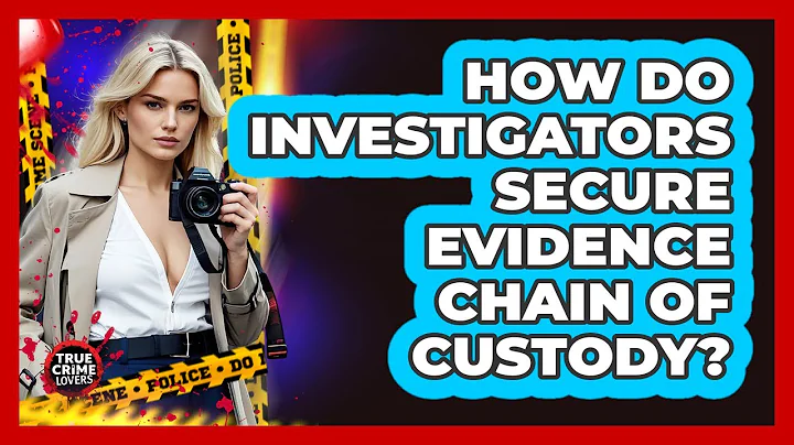 How Do Investigators Secure Evidence Chain Of Custody?