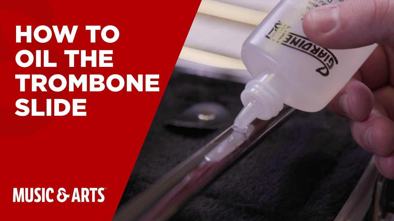 How To Oil The Trombone Slide Youtube