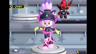Sonic Rumble Party Ring Survival Neon Suit Blaze