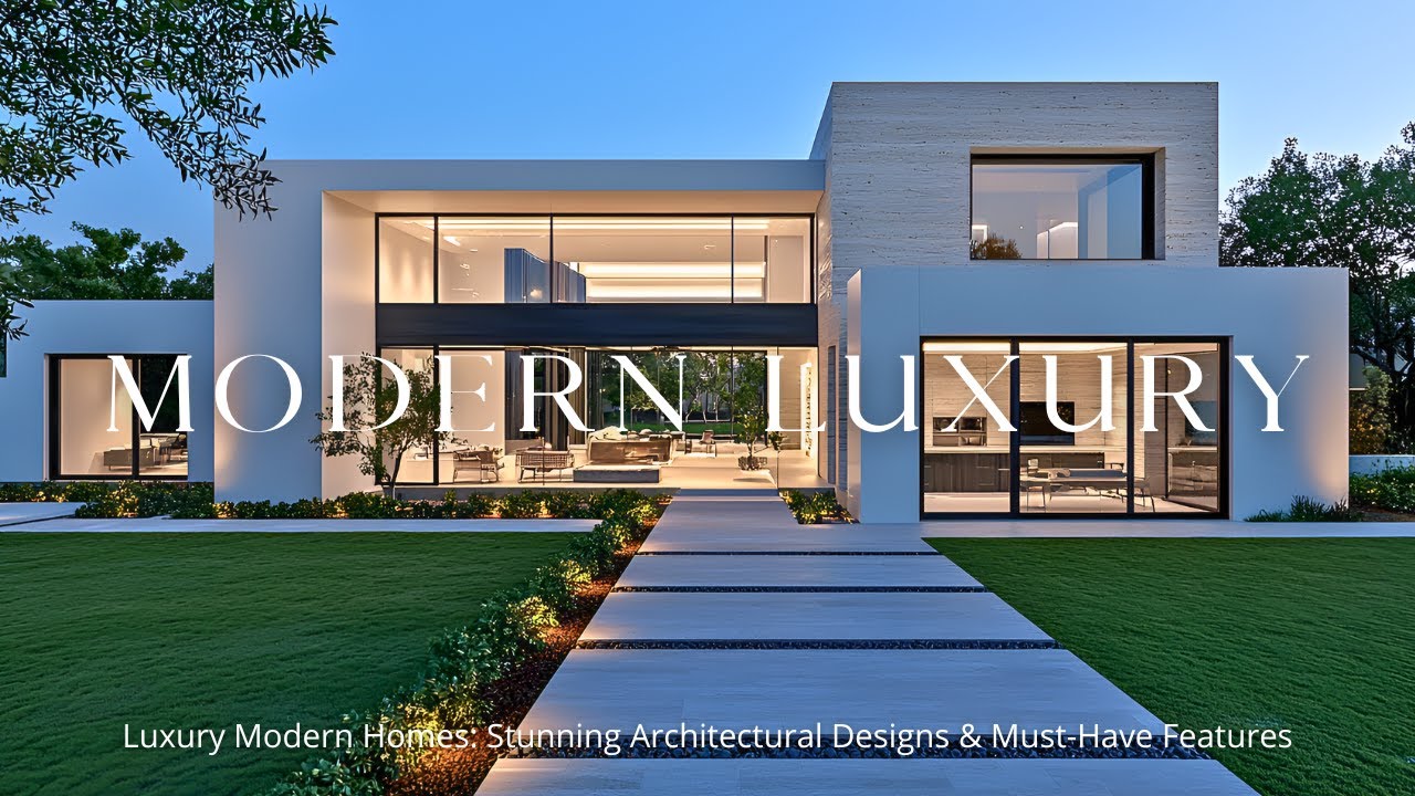 Современный дизайн роскошного дома: главные тенденции и элегантные особенности 2025 года