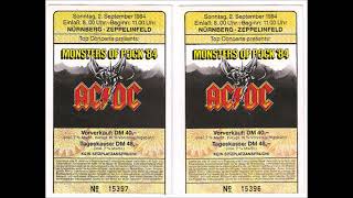 AC/DC- For Those About To Rock (Live Stadion am Dutzendteich, Nuremberg Germany Sep. 2nd 1984)