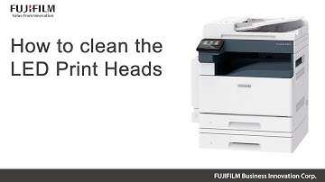 How to clean the LED Print Head