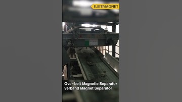Overband Magnetic Separator for IBA Recycling | Over-belt Magnetic Separator