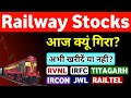 RVNL Share Latest News 🔴 IRCON Share 🔴 IRFC 🔴 Railtel Share