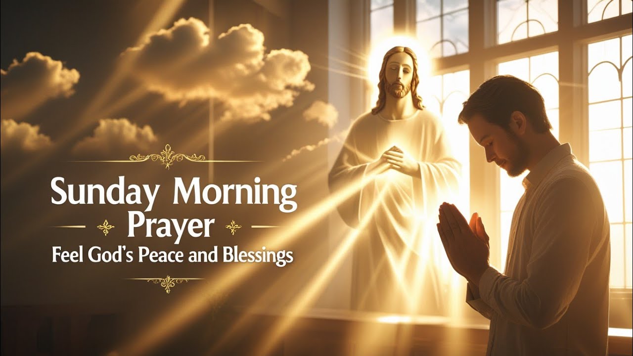 🌞 Sunday Morning Prayer |  2025 | प्रभु यीशु से शांति, आशीर्वाद और नई शुरुआत 🙏✨