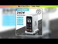 First Look 240W Digital GaN Charger PD3.1 140W USB Type C 6 Ports Desktop Fast Charging Station for