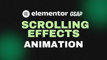 MIND-BLOWING Scrolling Effect Elementor Tutorial You Need to See! | Elementor GSAP