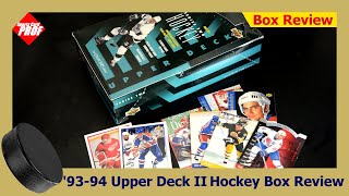 1993-94 Upper Deck Series 2 Hockey Box Review