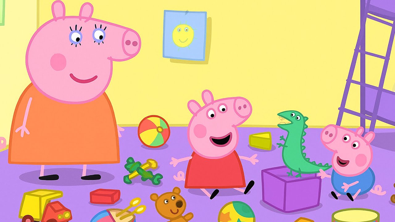 🧹 Peppa Helps Mummy Pig Clean the House 🏠✨ | Peppa Pig Funny Animation