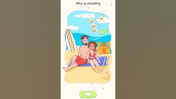 Delete Puzzle: Erase One Part 🔥Who is cheating? 🏄🏄‍♂️🏖️#shorts #youtubeshorts #youtube