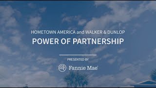 Power of Partnership – Hometown America and Walker & Dunlop